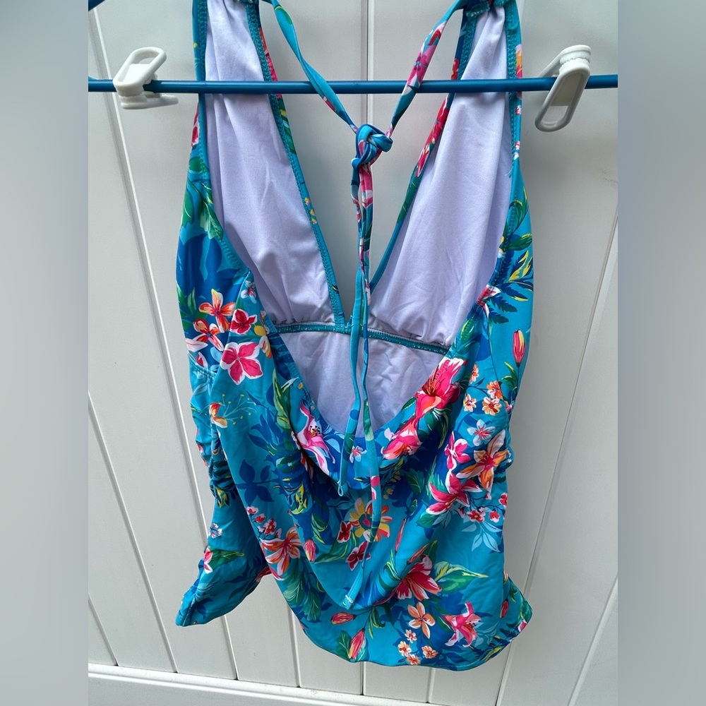 NWT Yonique Floral Tankini Swimwear - Picture 5 of 15